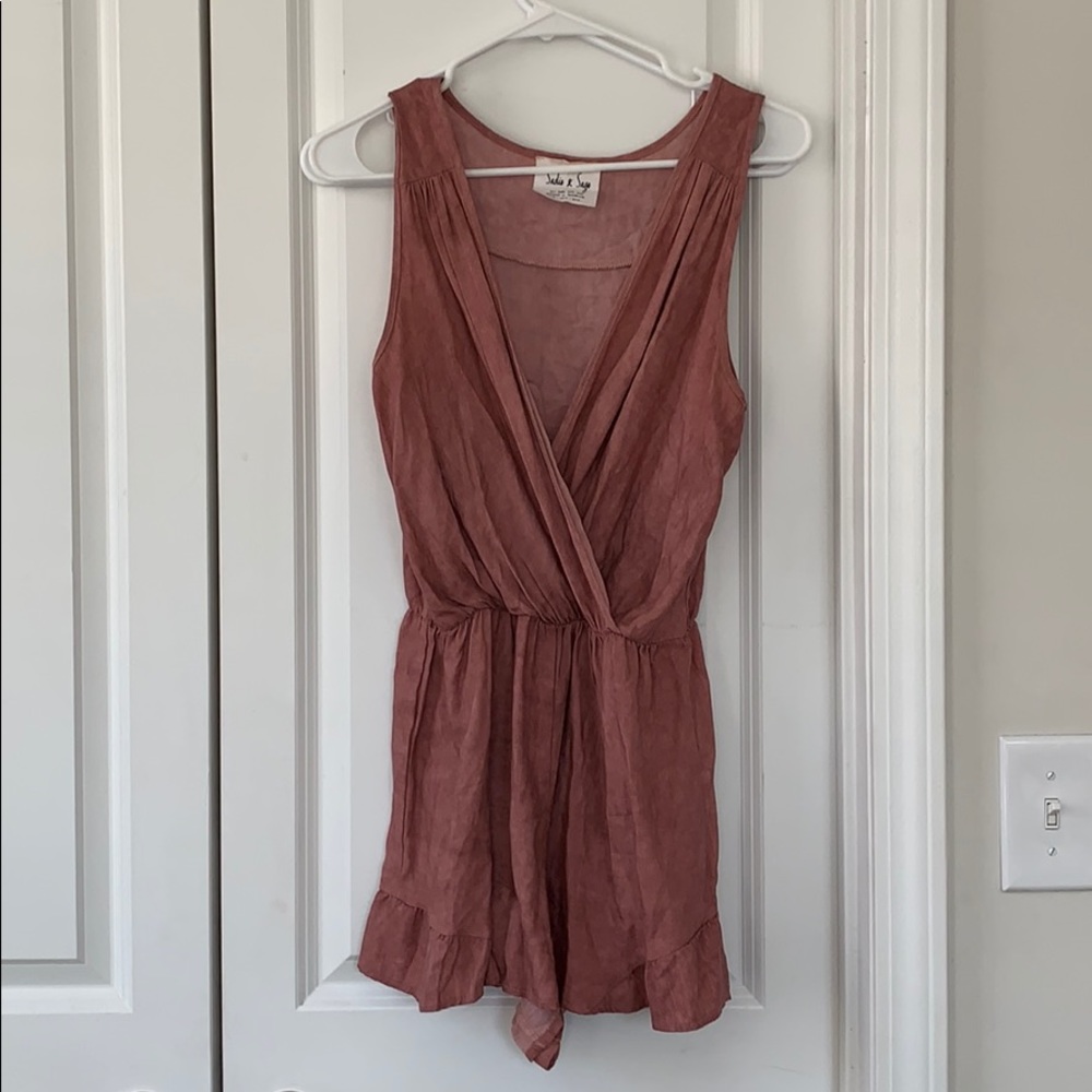 Pink Sadie & Sage Romper | M